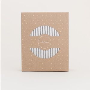 Natural and grey strip Solly Baby Wrap